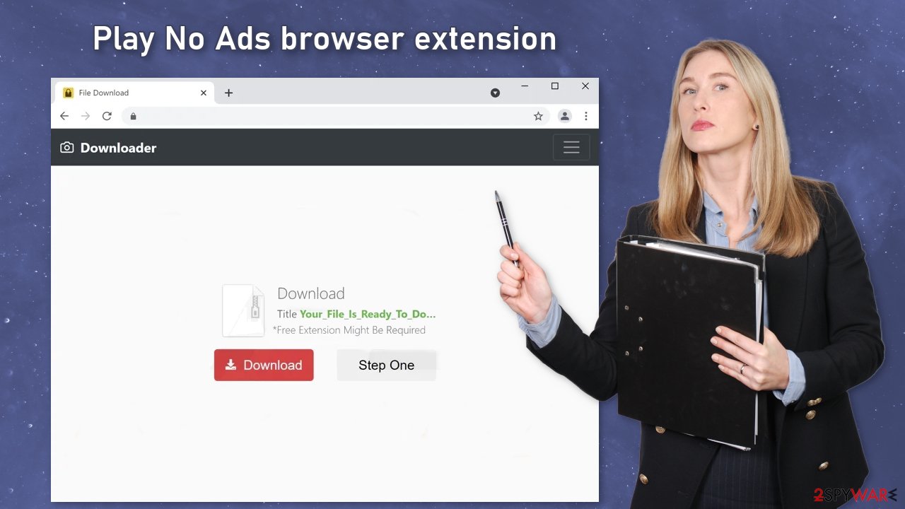Play No Ads browser extension