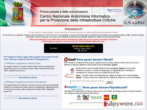 Polizia postale virus