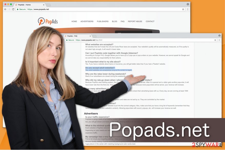 Popads.net privacy policy illustration