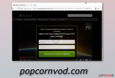 Popcornvod.com virus
