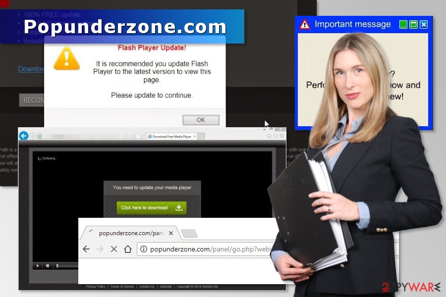 Image of Popunderzone.com adware