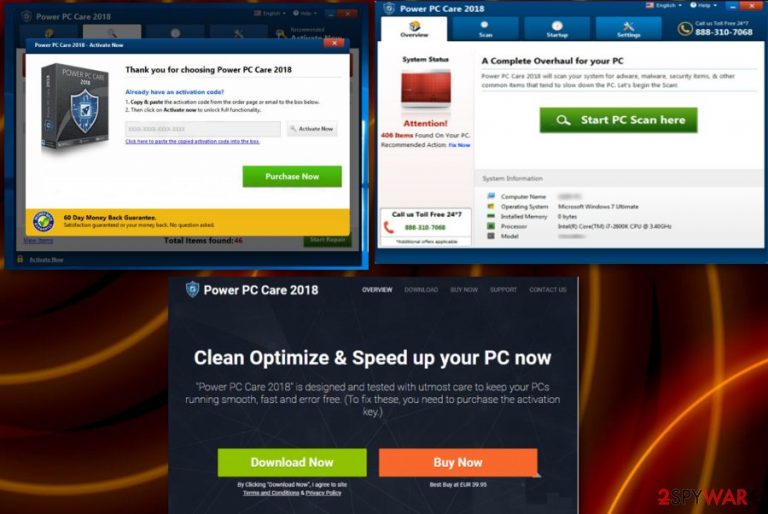 Power PC Care 2018 virus
