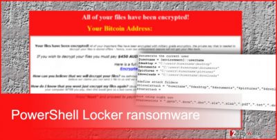 Fragments of PowerShell Locker ransomware