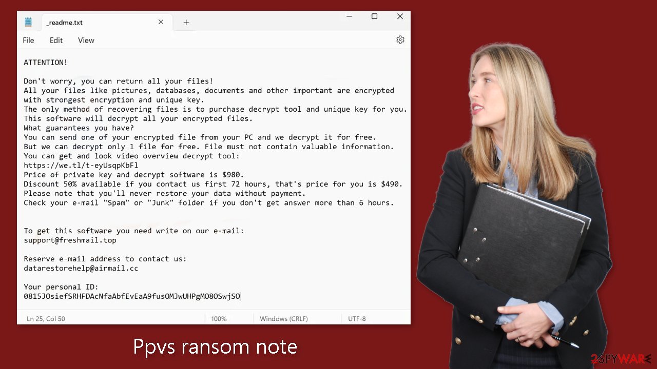 Ppvs ransom note