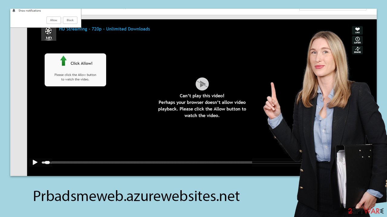 Prbadsmeweb.azurewebsites.net scam