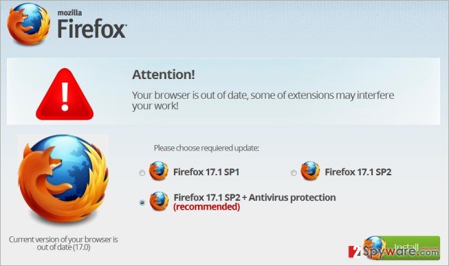 PremiumPCInstall.com pop-up virus snapshot PremiumPCInstall.com pop-up virus snapshot