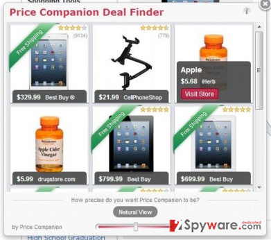 Price Companion virus snapshot Price Companion virus snapshot