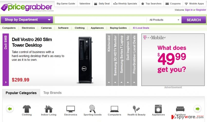 PriceGrabber redirect snapshot PriceGrabber redirect snapshot