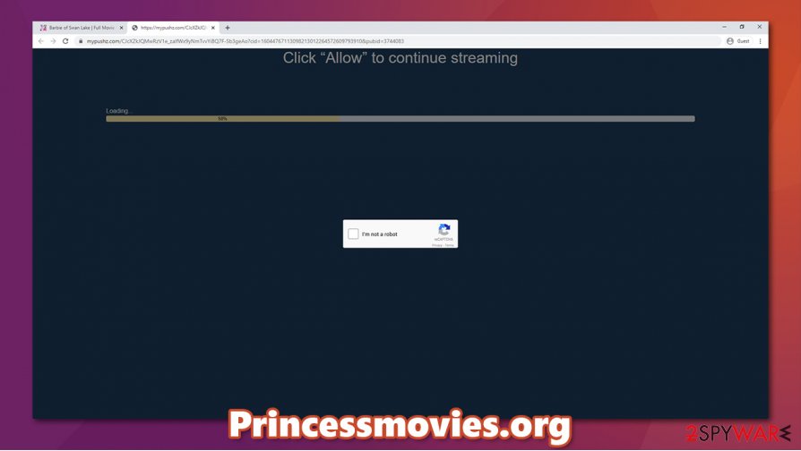 Princessmovies.org push notifications
