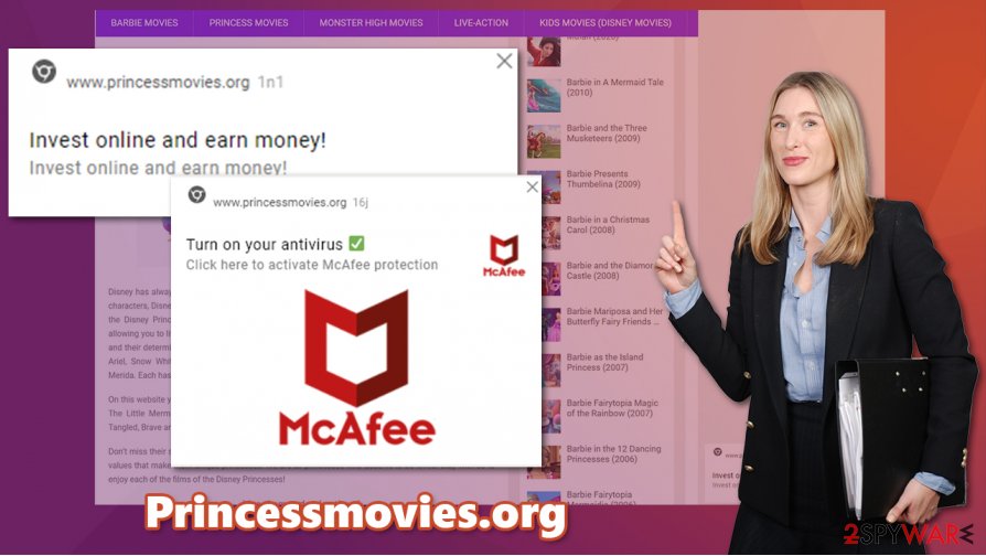 Princessmovies.org ads