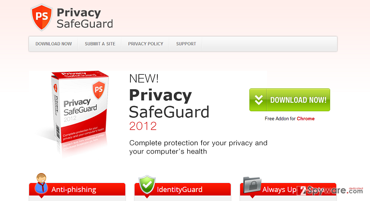 Privacy SafeGuard snapshot Privacy SafeGuard snapshot