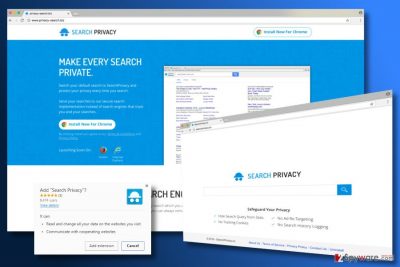The image of Privacy-search.biz virus