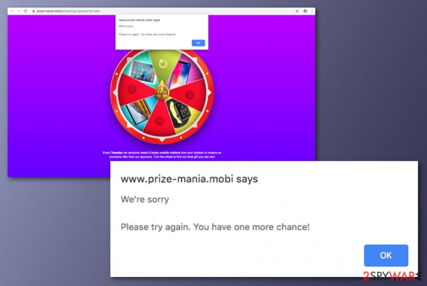 Prize-mania.mobi virus Prize-mania.mobi virus