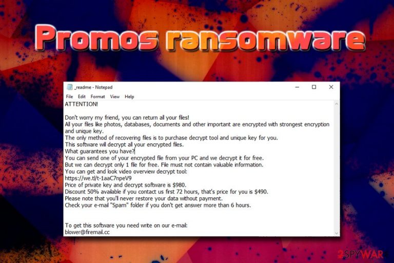 Promos ransomware virus