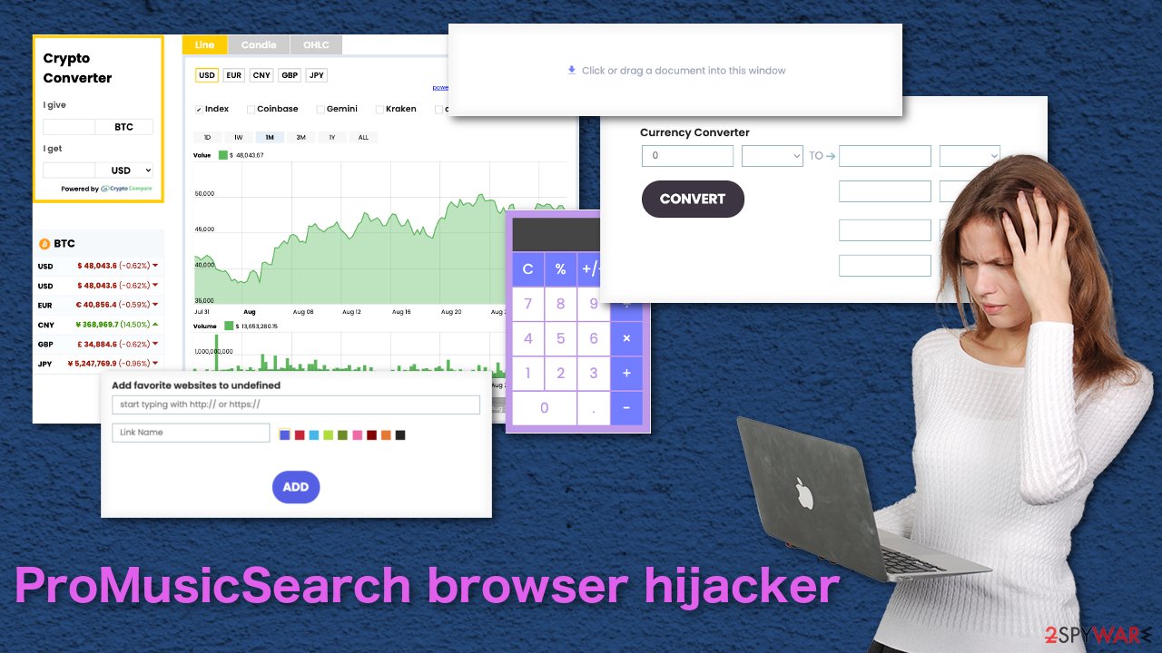 ProMusicSearch browser hijacker