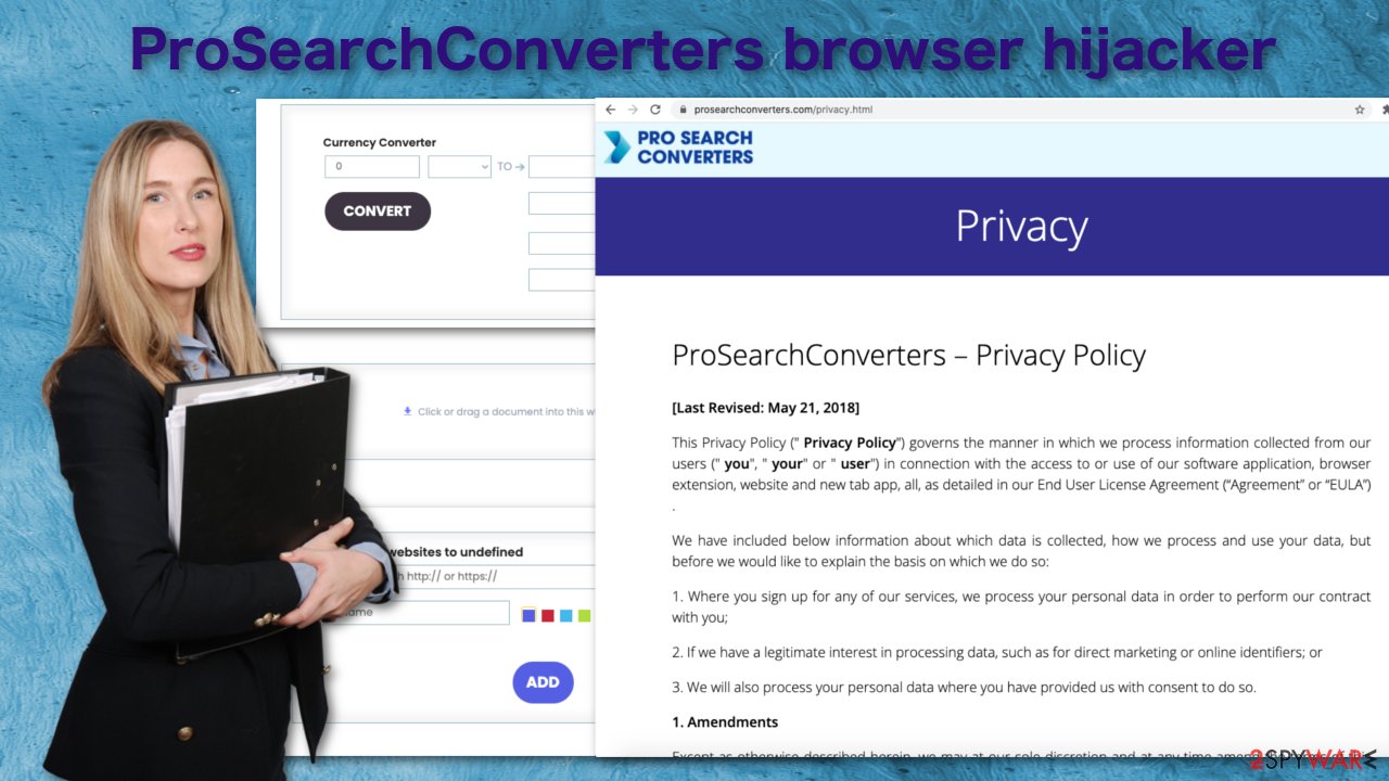 ProSearchConverters browser hijacker