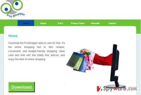ProShopper virus snapshot ProShopper virus snapshot