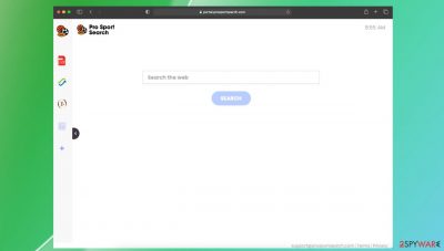 ProSportSearch browser hijacker