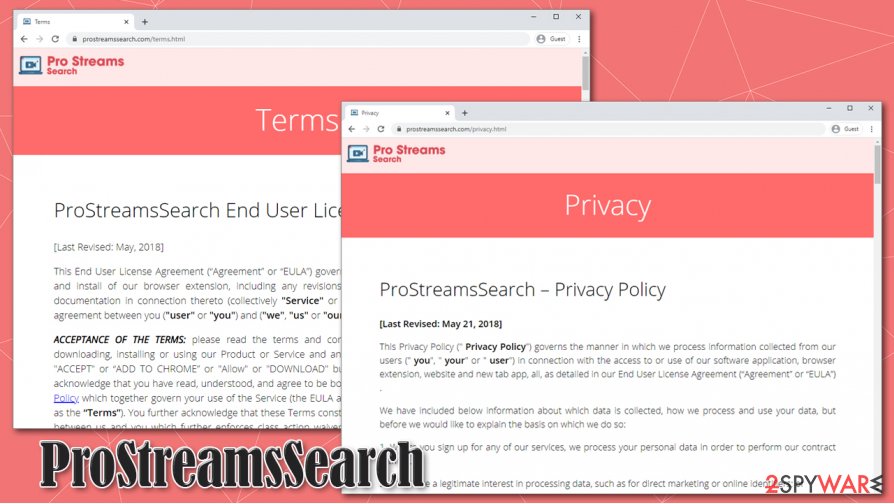ProStreamsSearch virus