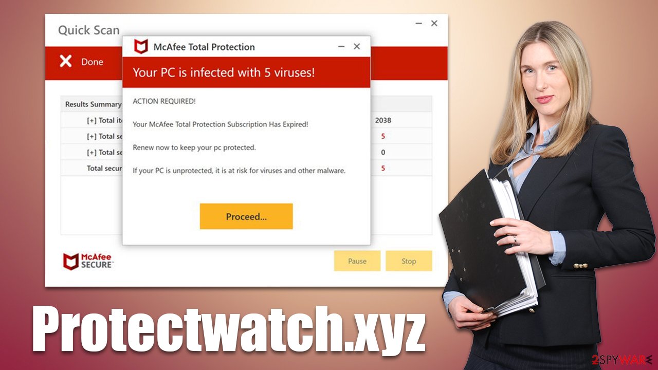 Protectwatch.xyz ads