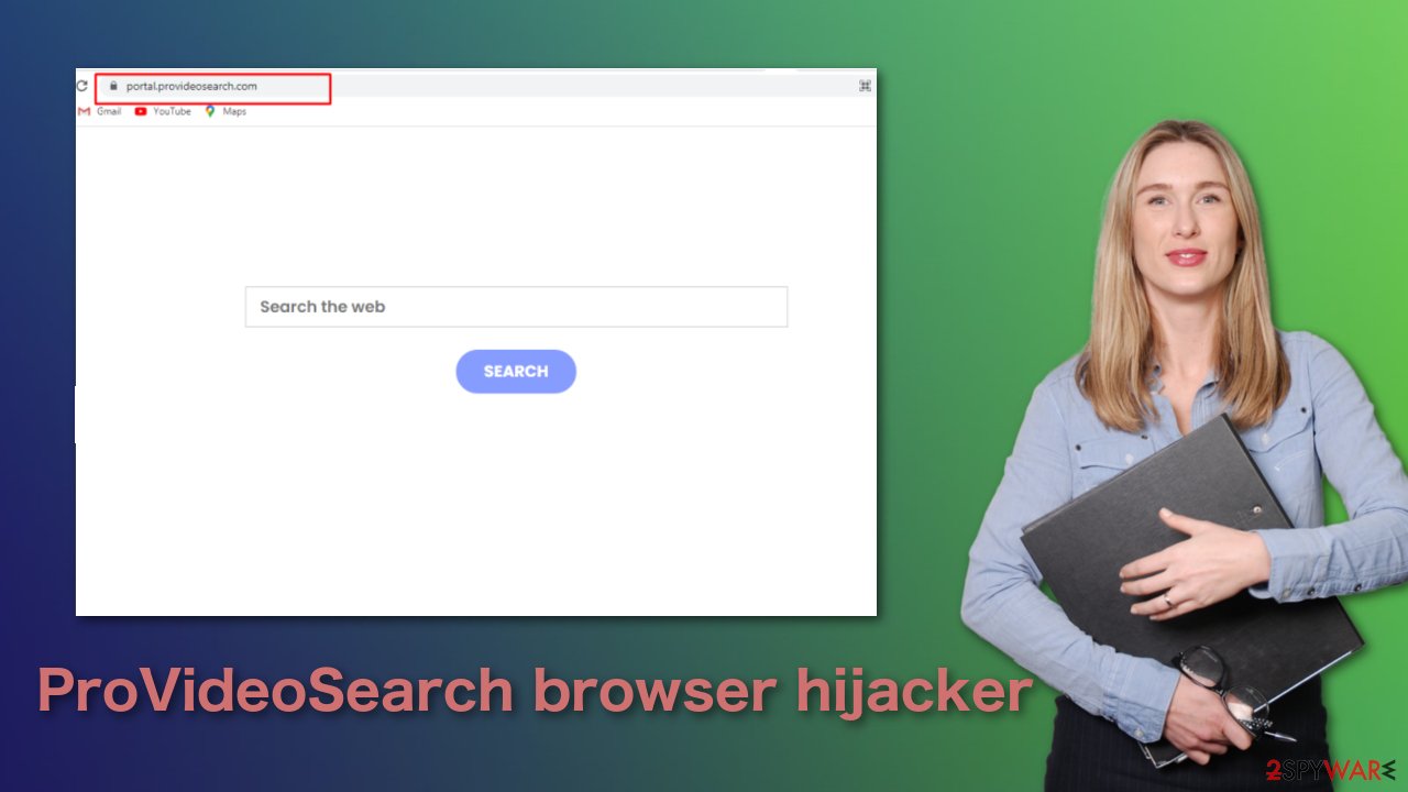 ProVideoSearch browser hijacker