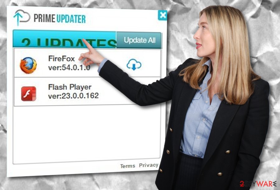 Prupdater adware