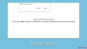 Ptilselr.com ads