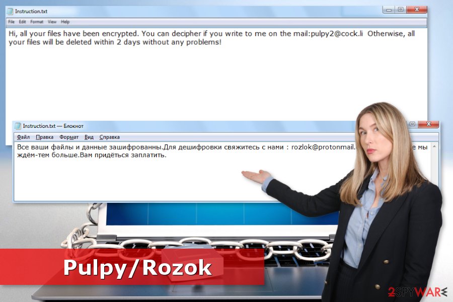 Image of Pulpy ransomware