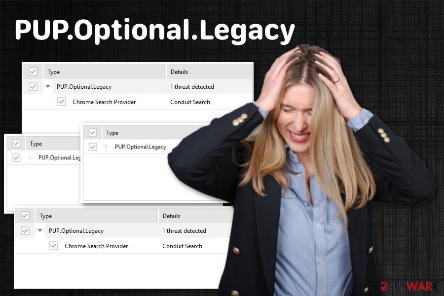 PUP.Optional.Legacy adware 
