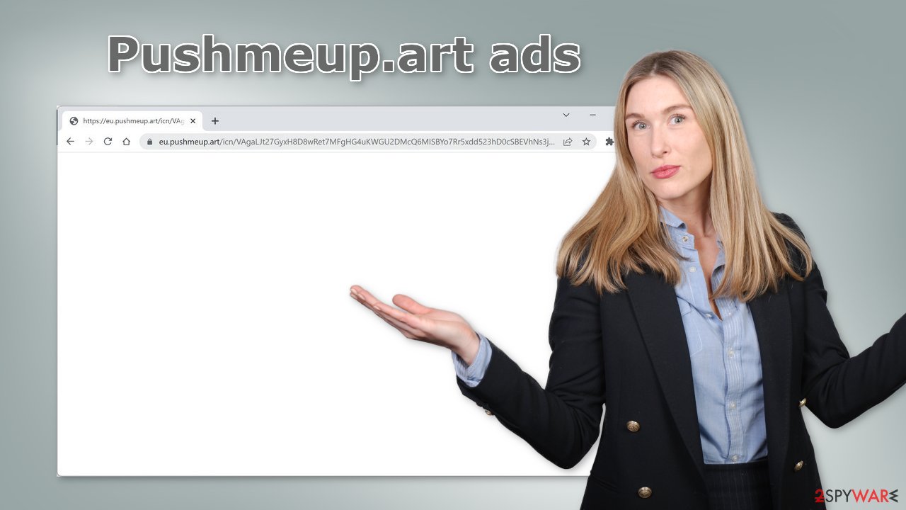 Pushmeup.art ads