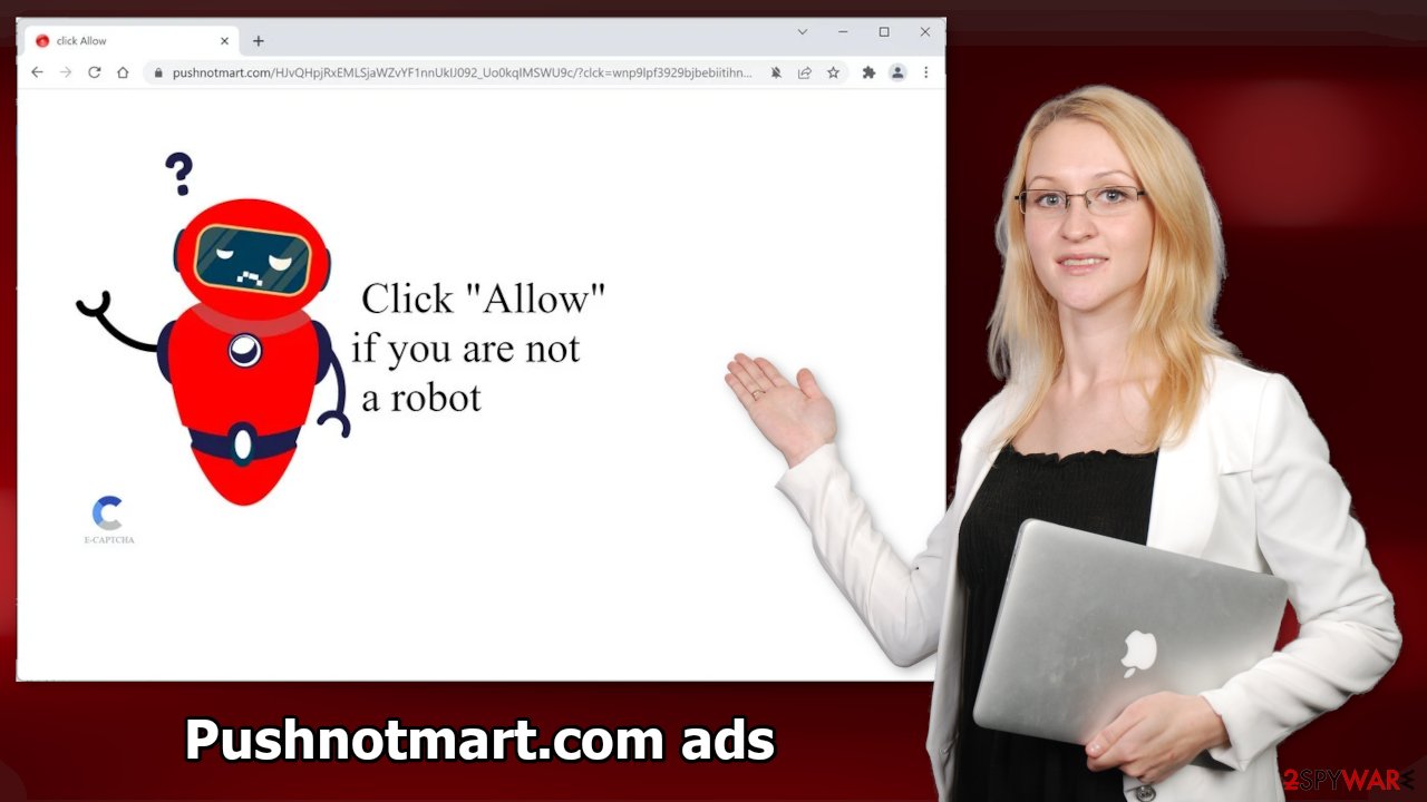 Pushnotmart.com ads