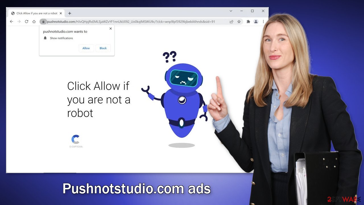 Pushnotstudio.com ads