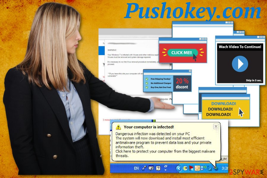 Pushokey.com virus