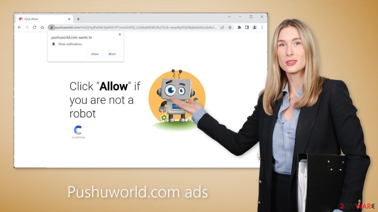 Pushuworld.com ads