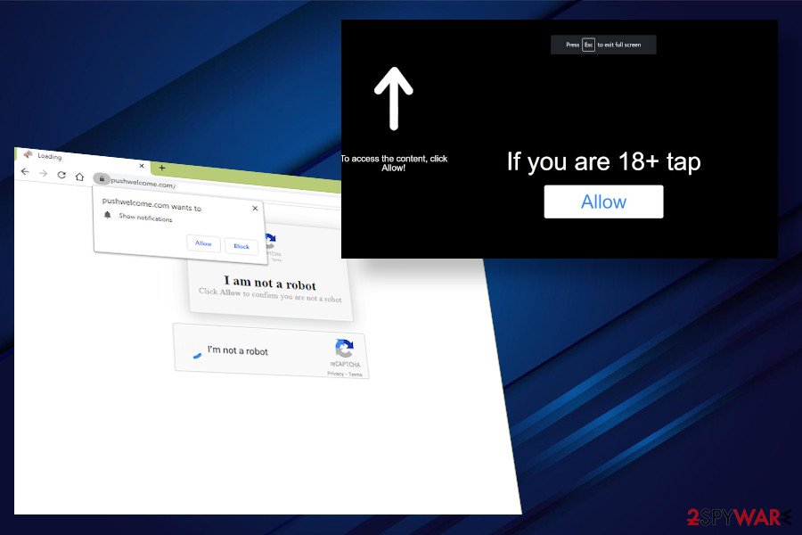 Pushwelcome.com malware