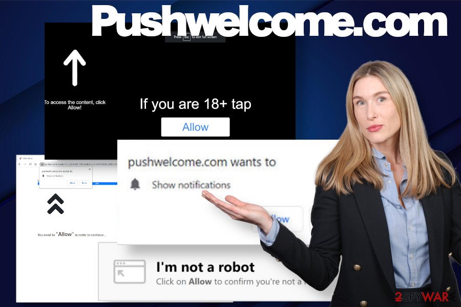 Pushwelcome.com ads