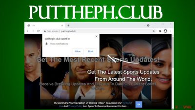 Puttheph.club notifications