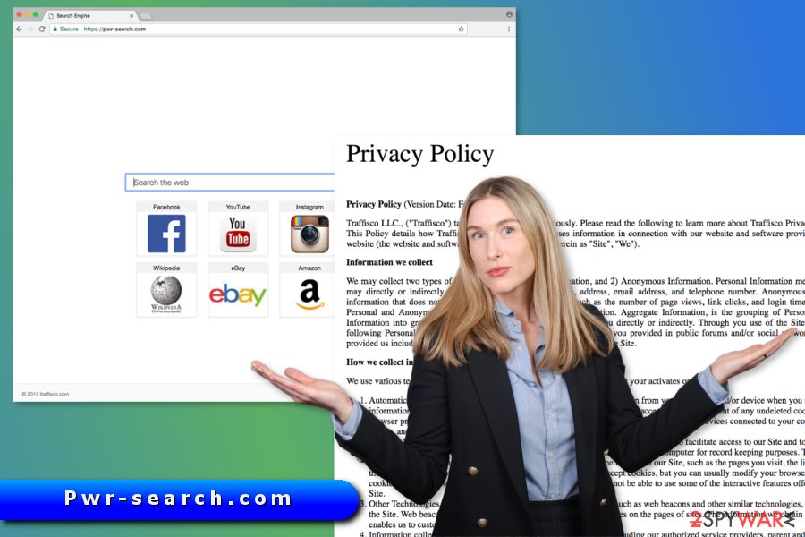 The picture of Pwr-search.com virus