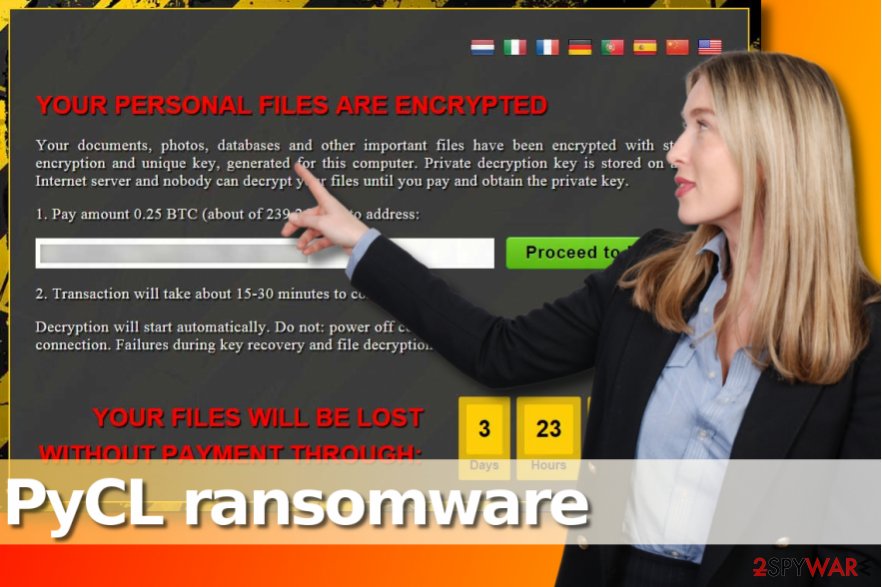 PyCL ransomware virus