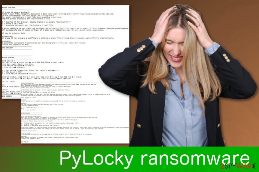 PyLocky ransomware