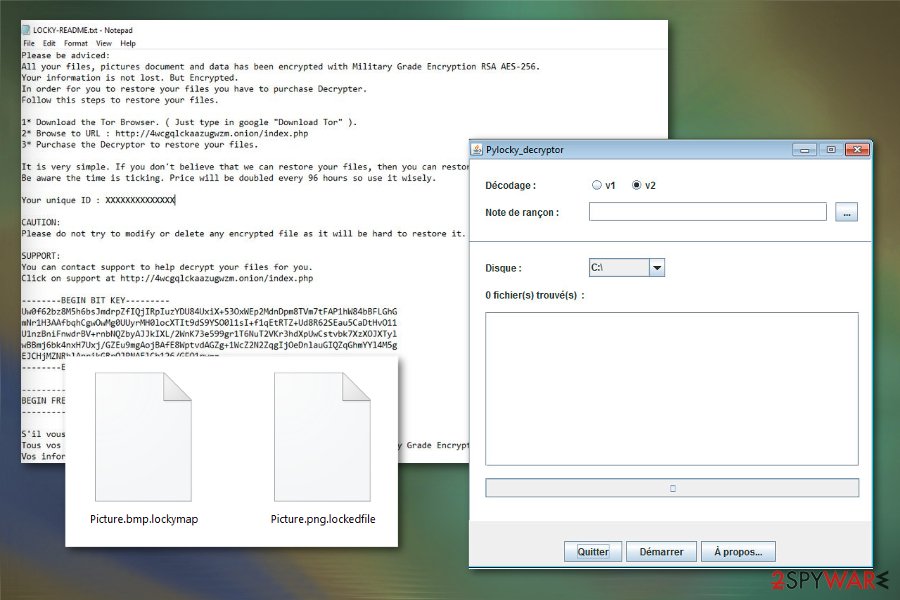 pyLocky cryptovirus decryption tool