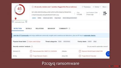 Pzcqyq ransomware