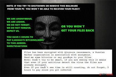 Qinynore ransomware image