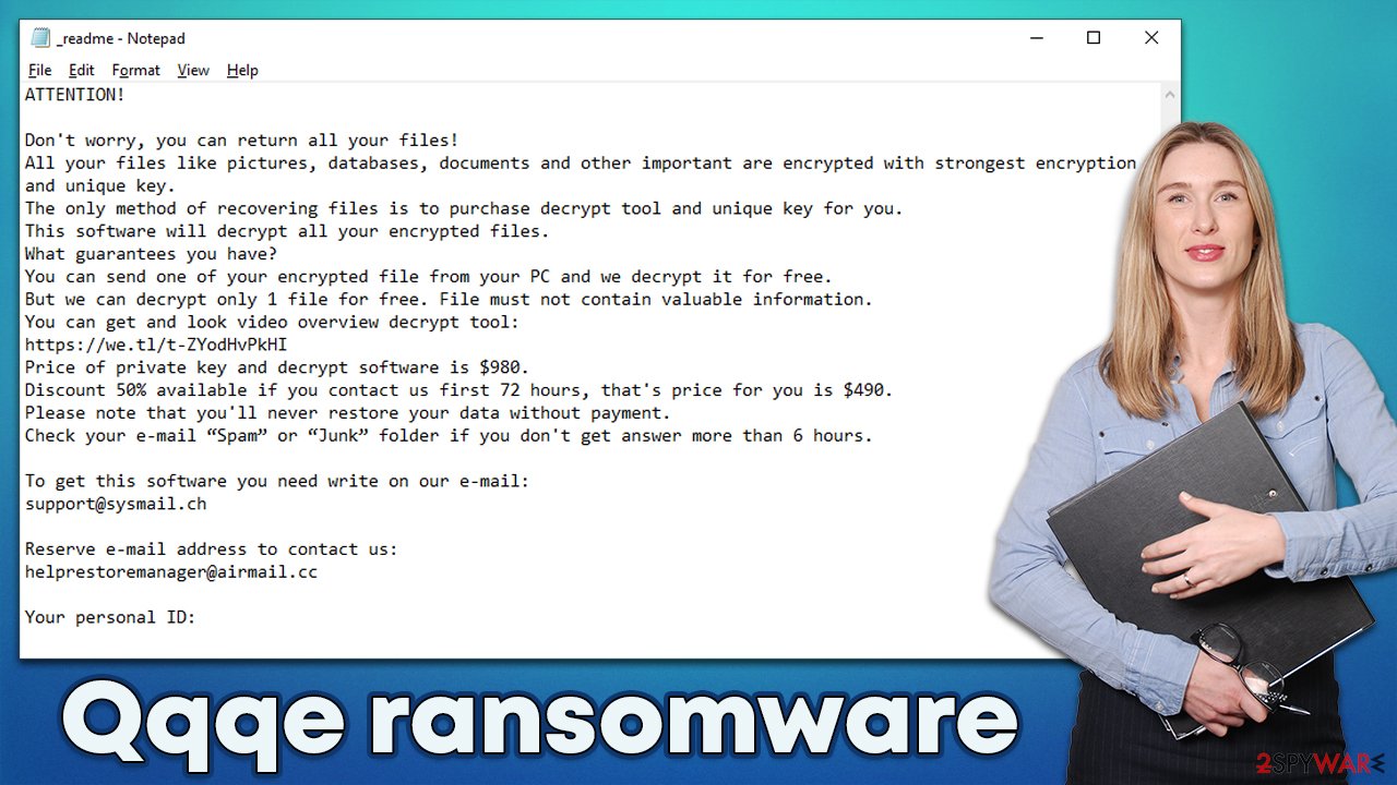 Qqqe ransomware virus