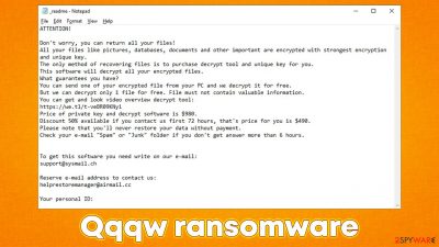 Qqqw ransomware