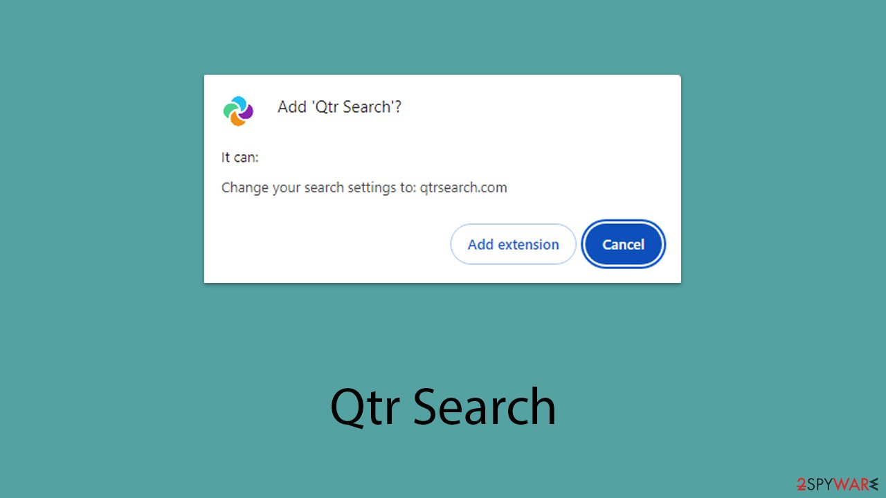 Qtr Search browser hijacker