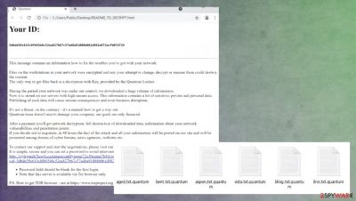 Quantum Locker ransomware