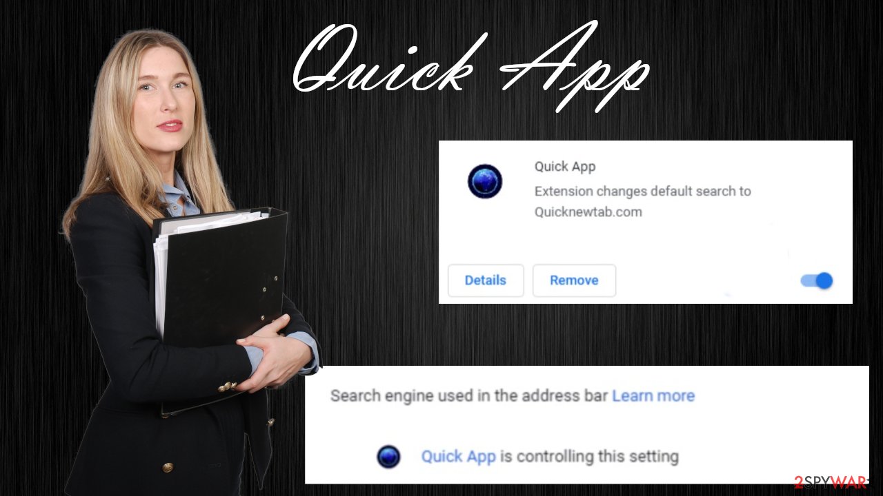 Quick App browser hijacker