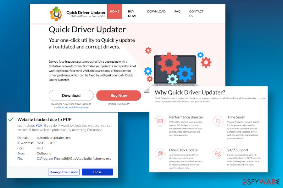 Quick Driver Updater virus