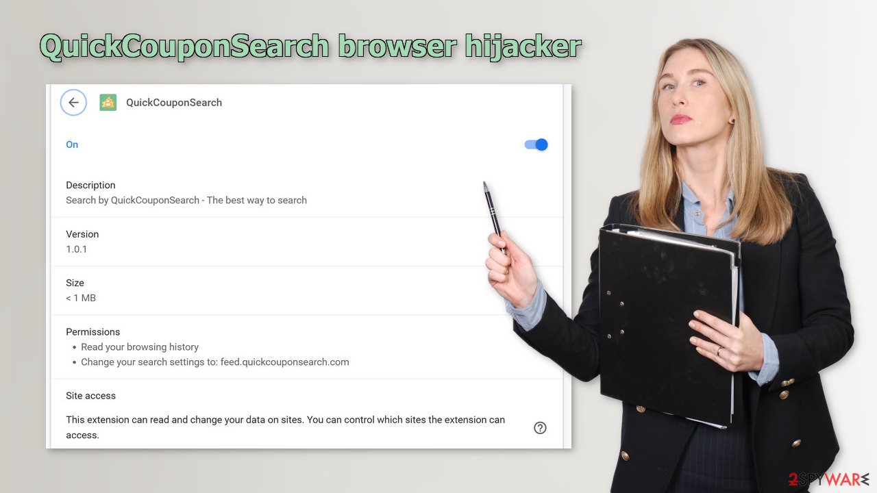 QuickCouponSearch browser hijacker